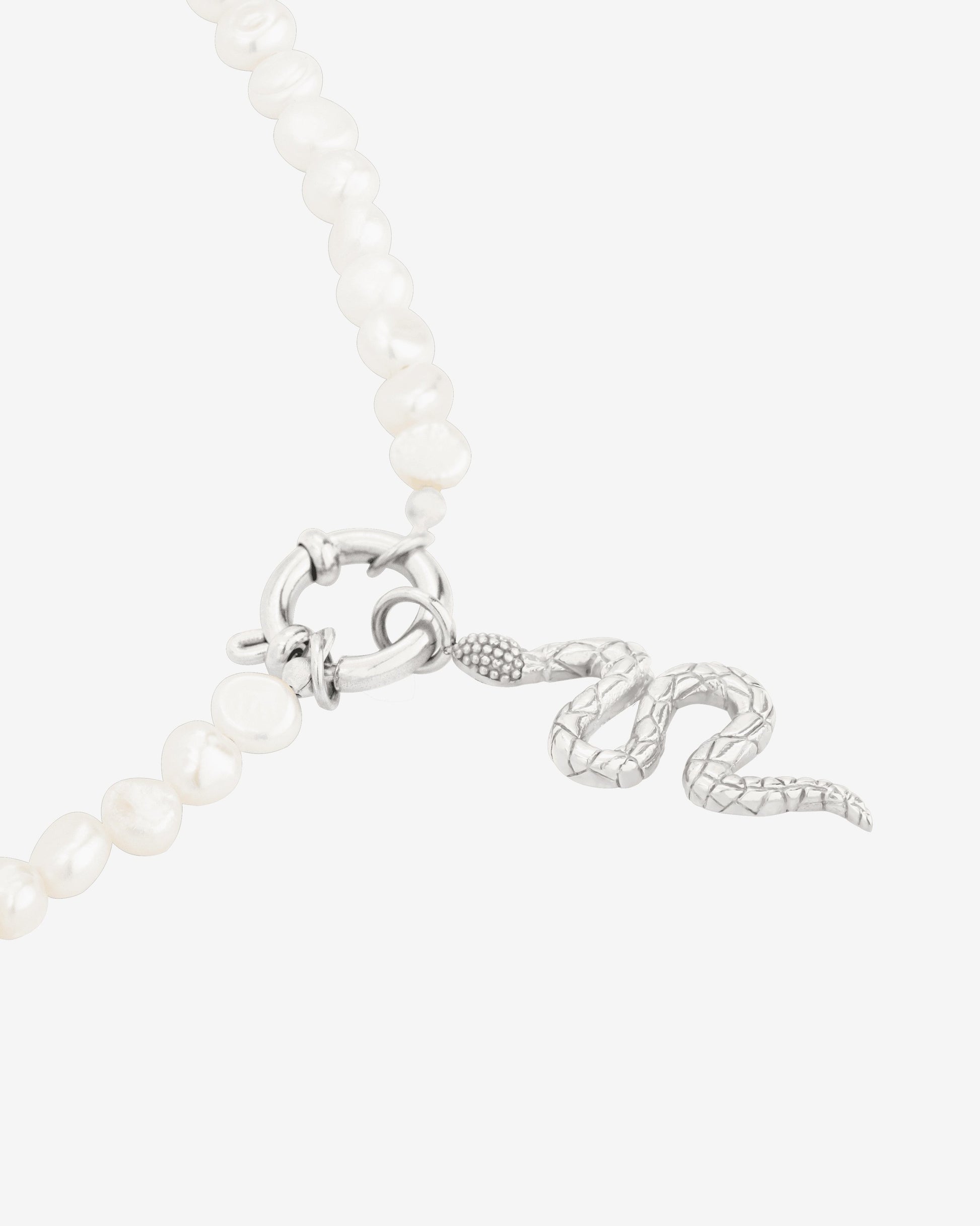 Lola Power Pearl Necklace Set Silber