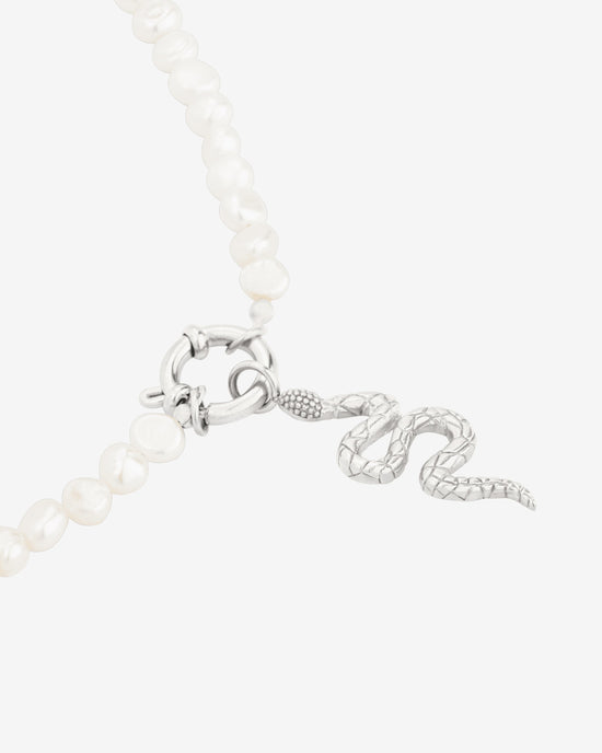 Lola Power Pearl Necklace Set Silber