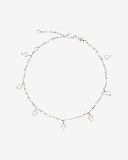 Shiny Pearls Bracelet Silber