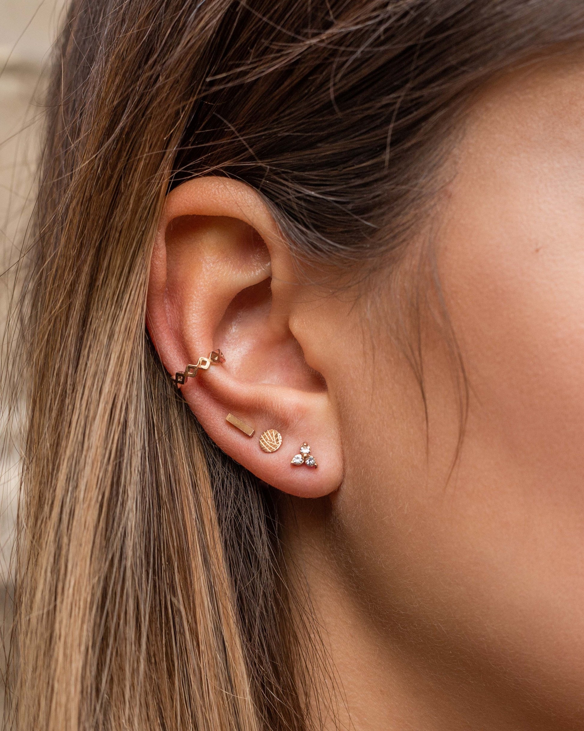 Luz Studs Roségold