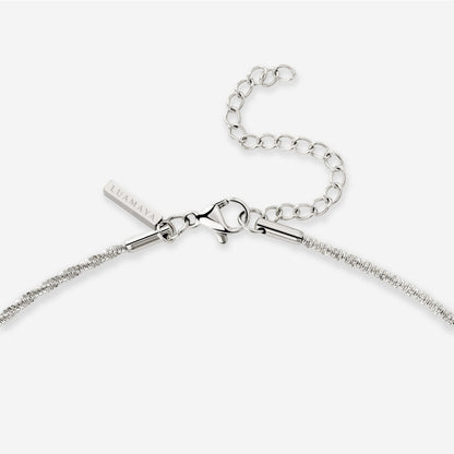 Not so silent Necklace Silber