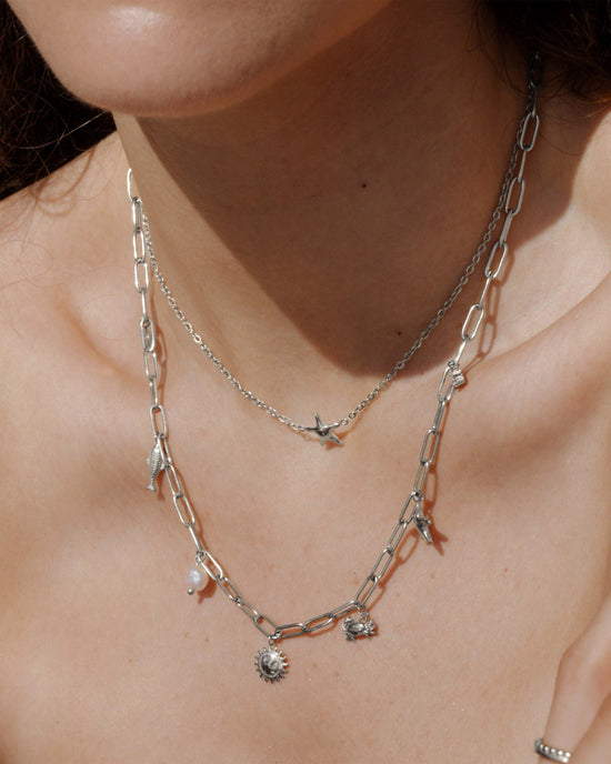 Seaside Treasures Necklace Silber