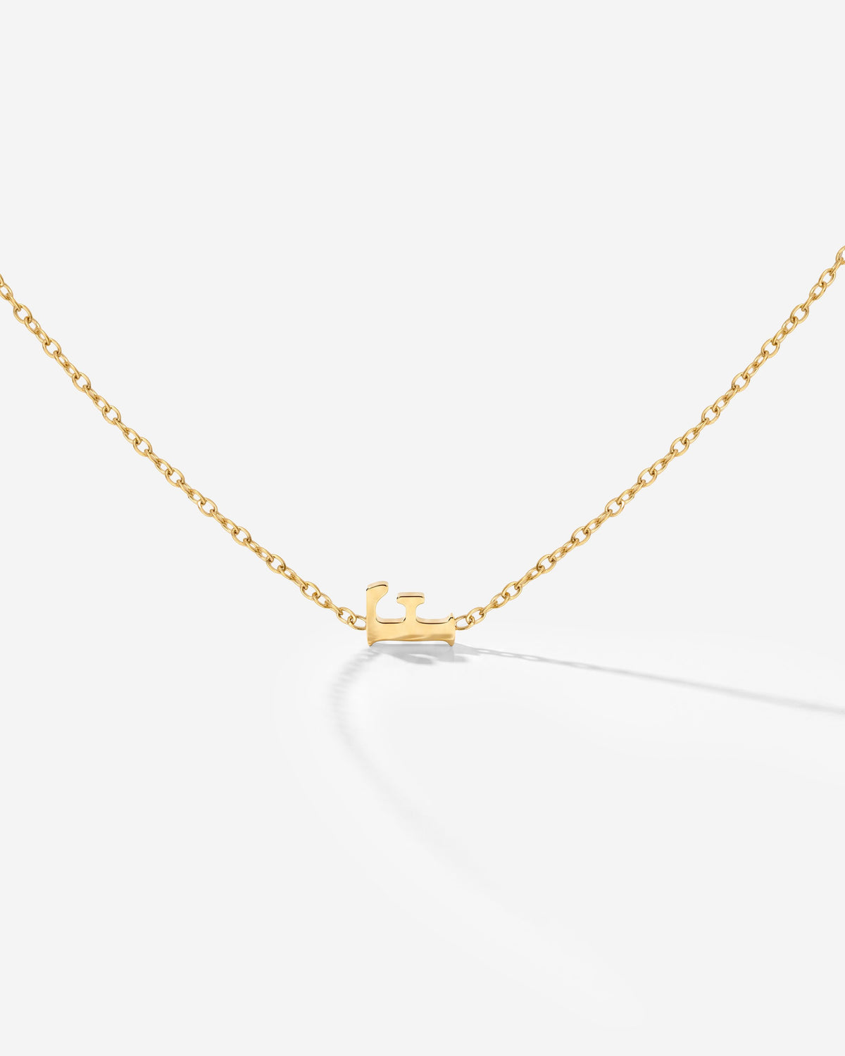 Tiny Letter Necklace