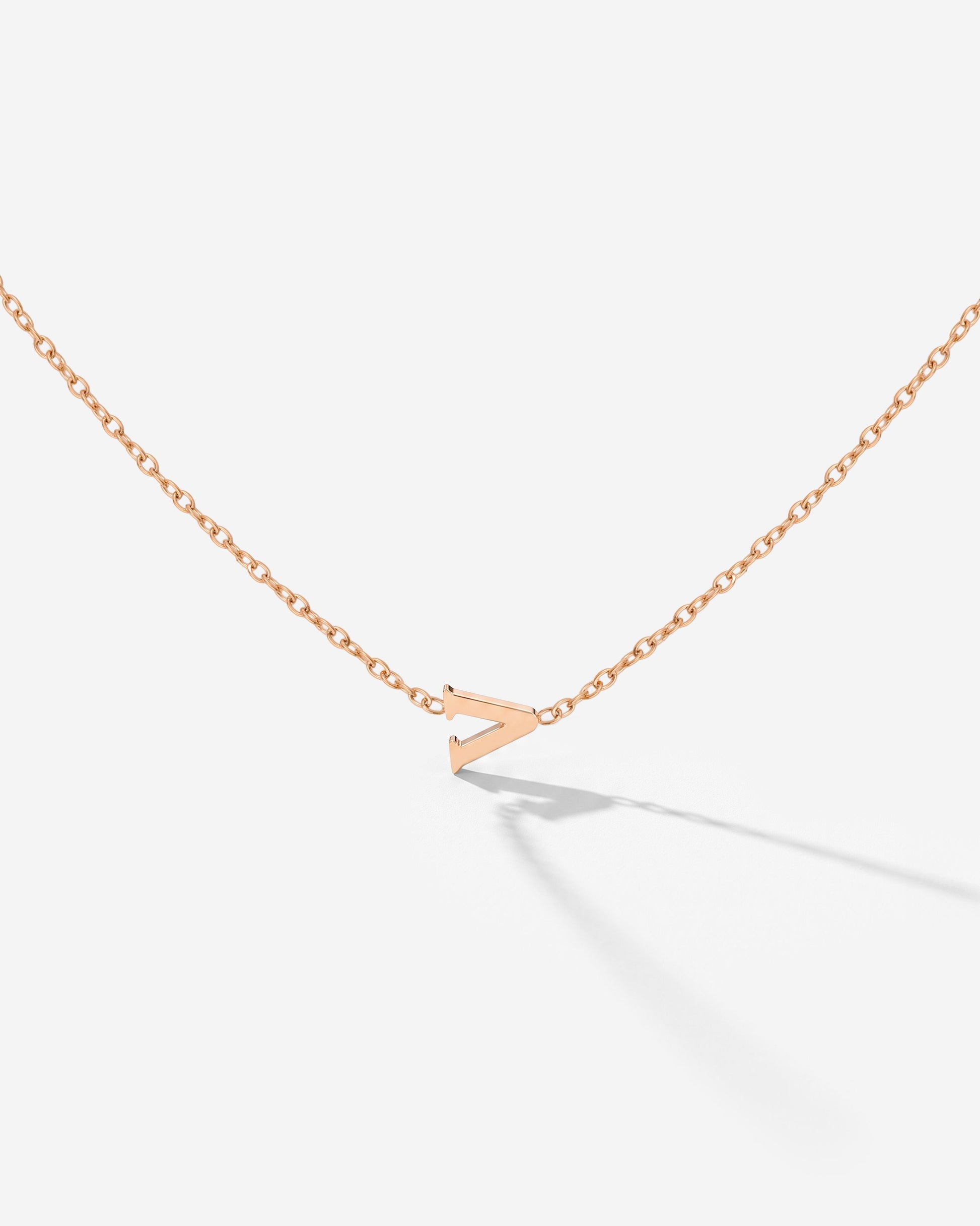 Tiny Letter Necklace