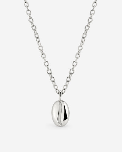 Golden Bean Necklace Silber