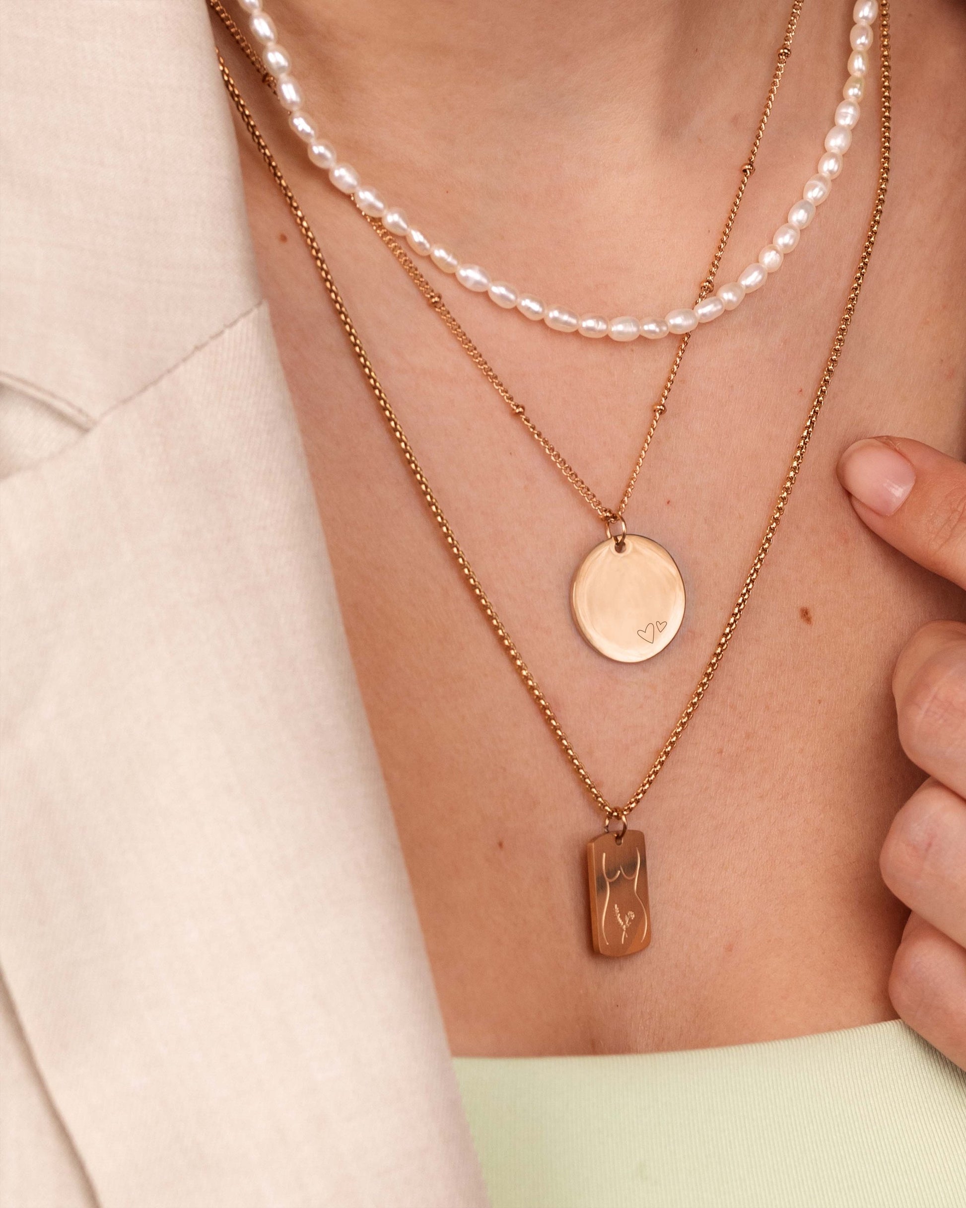 Mother & Daughter Necklace Bundle Roségold