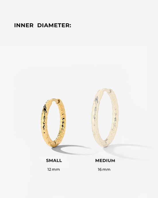 Prism Hoops Small Roségold