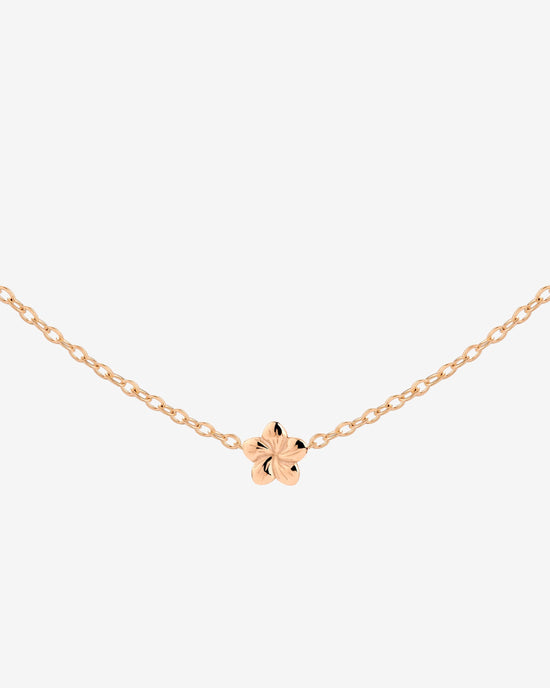 Floral Glow Choker Roségold