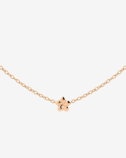 Floral Glow Choker Roségold