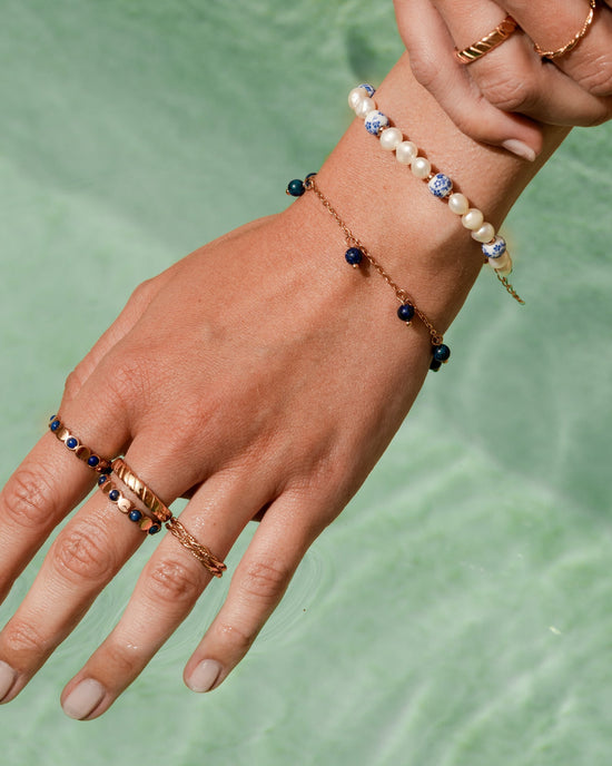 Blue Bay Ring Roségold