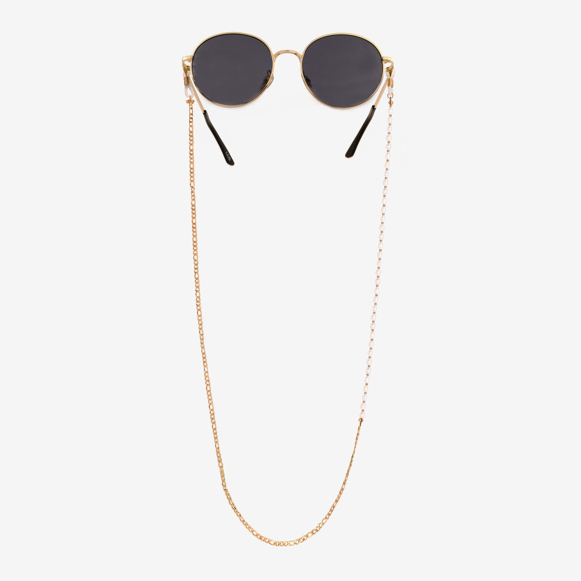 Pearly Sunglasses Chain Roségold