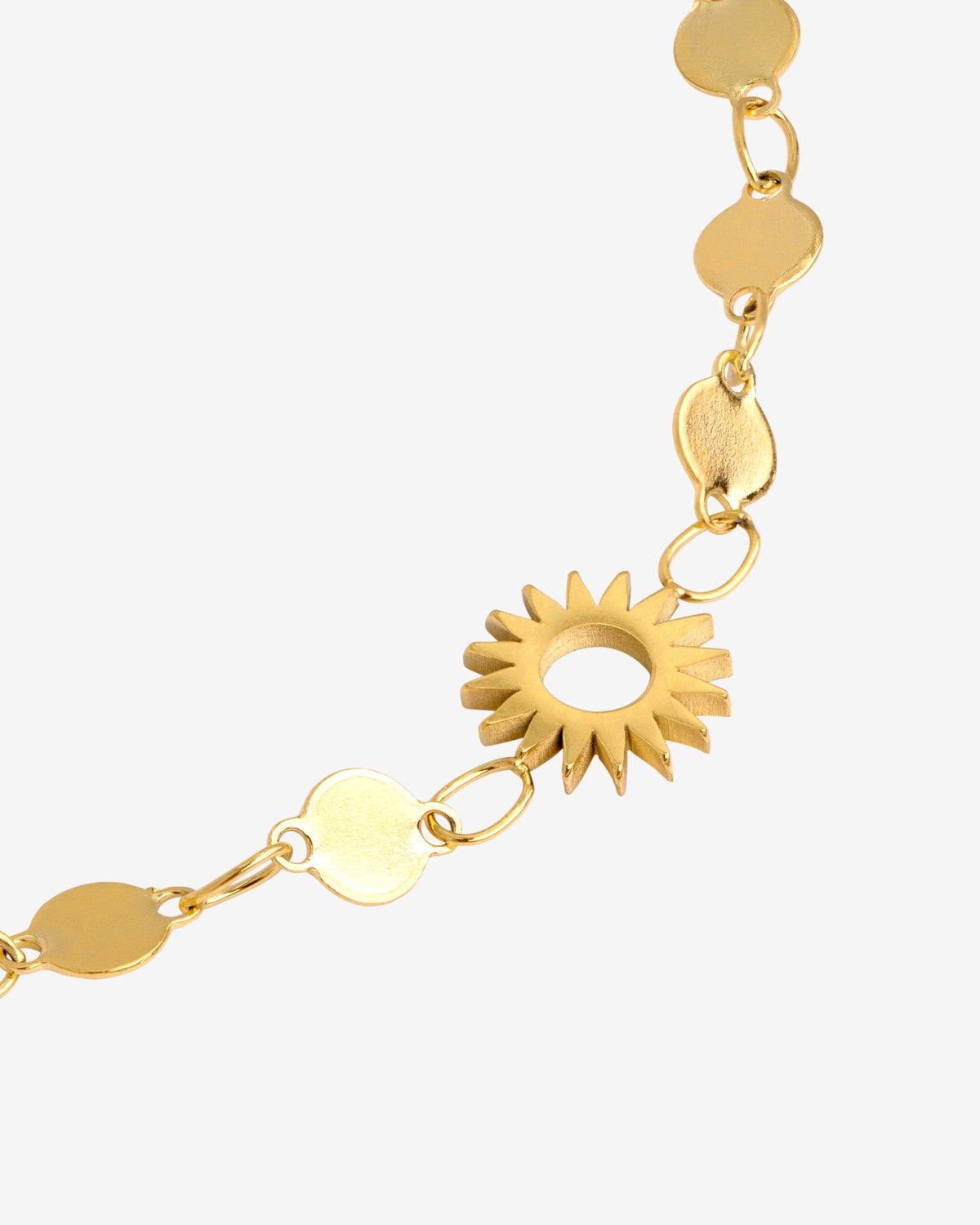 Sunny Side Up Anklet Gold