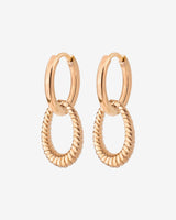 Oldie Goldy Hoop Set Small Roségold