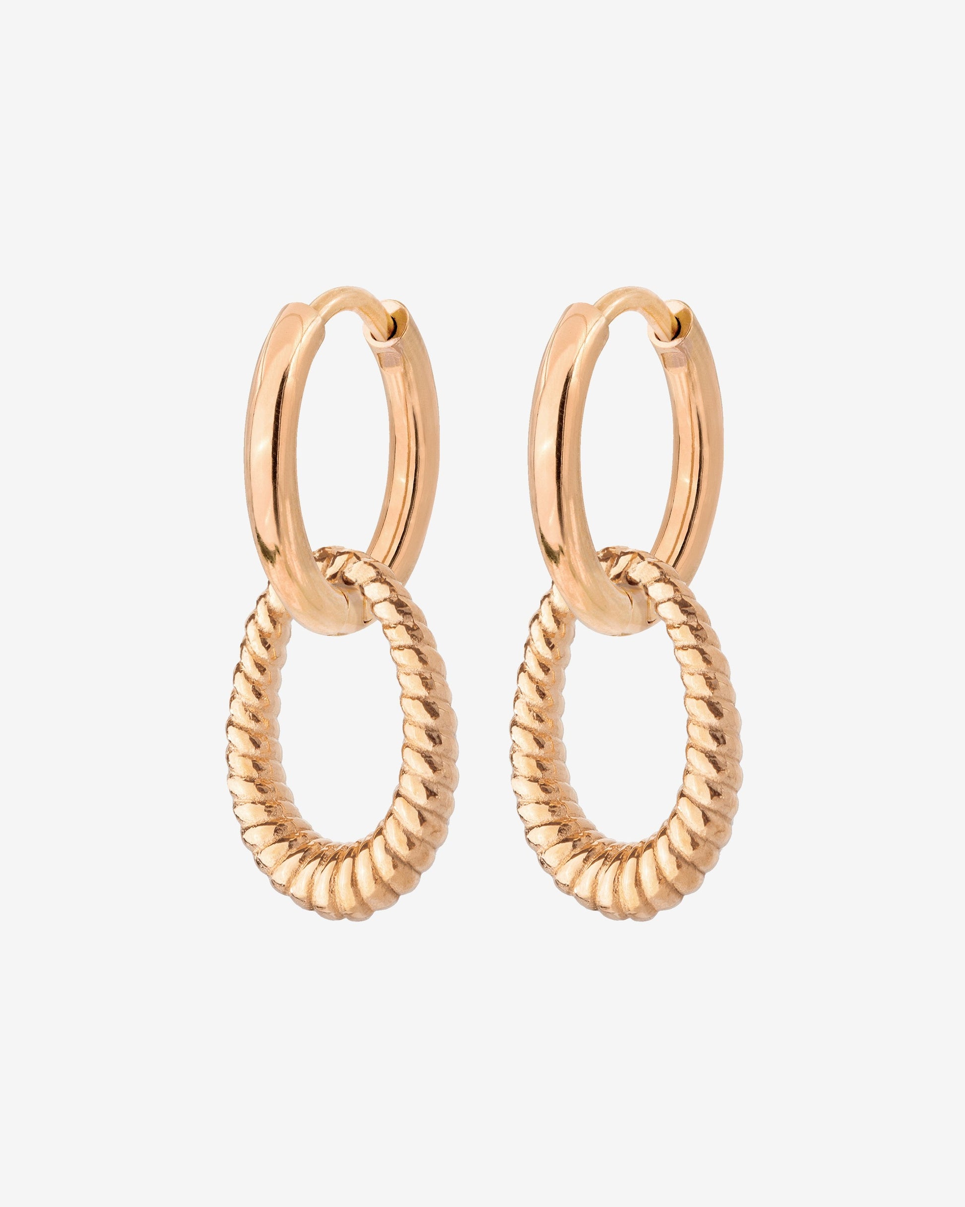 Oldie Goldy Hoop Set Small Roségold