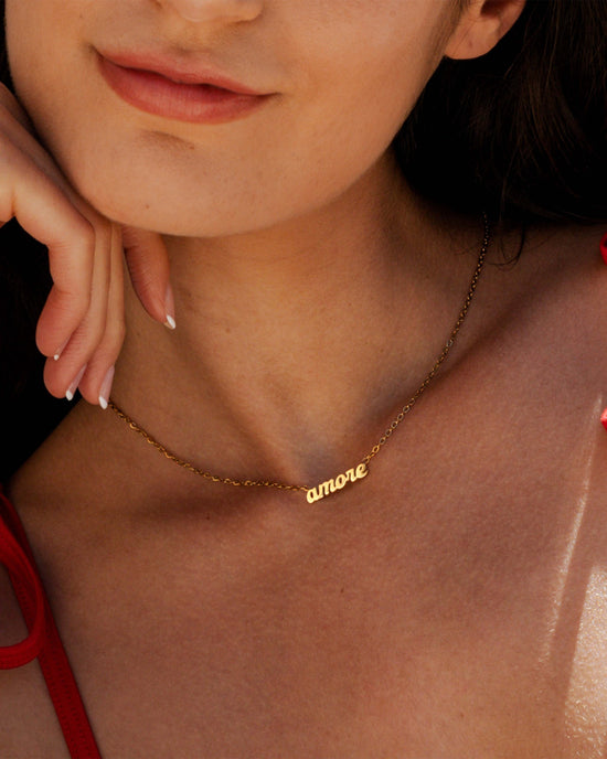 Amore Mio Necklace Gold