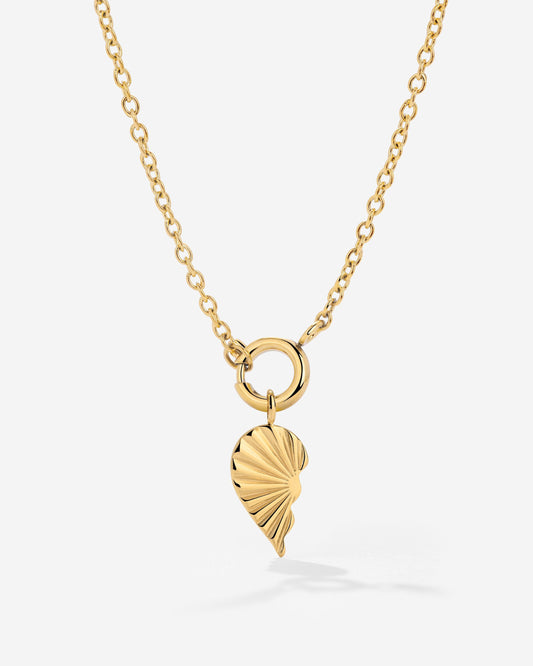 Twin Flame Left Classic Chain Necklace Set Gold