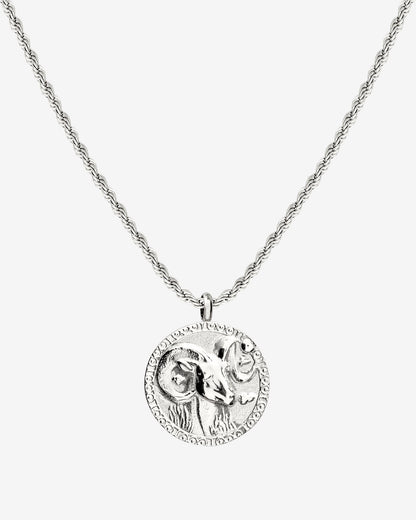 Zodiac Sign Necklace Silber