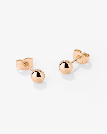 Bubbly Studs Small Roségold