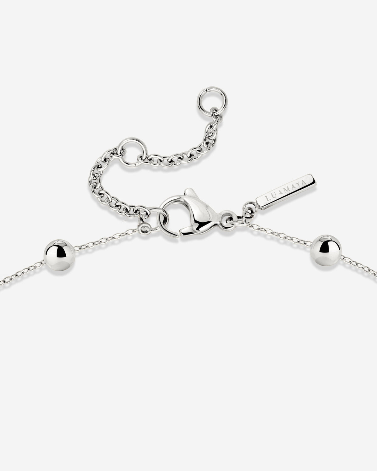 Infinite Beads Necklace Silber