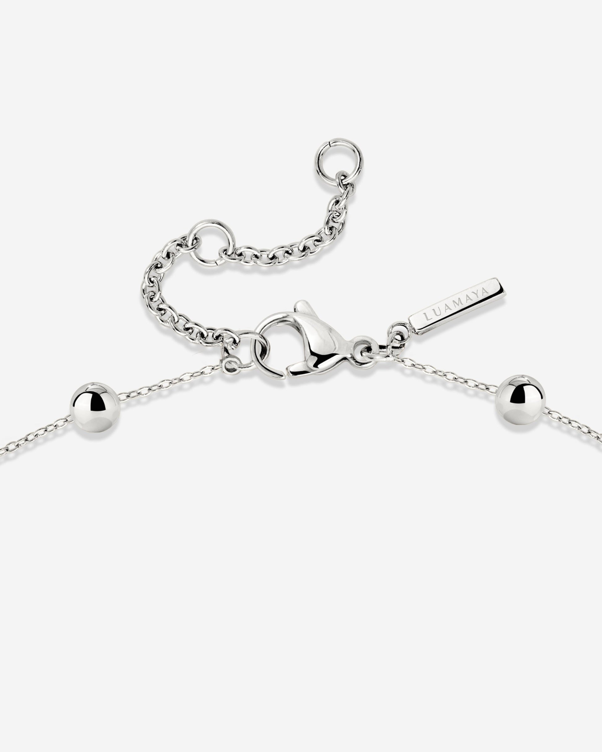 Infinite Beads Necklace Silber