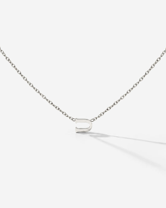 Tiny Letter Necklace