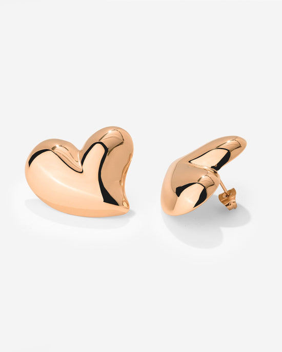 Heartie Studs Roségold