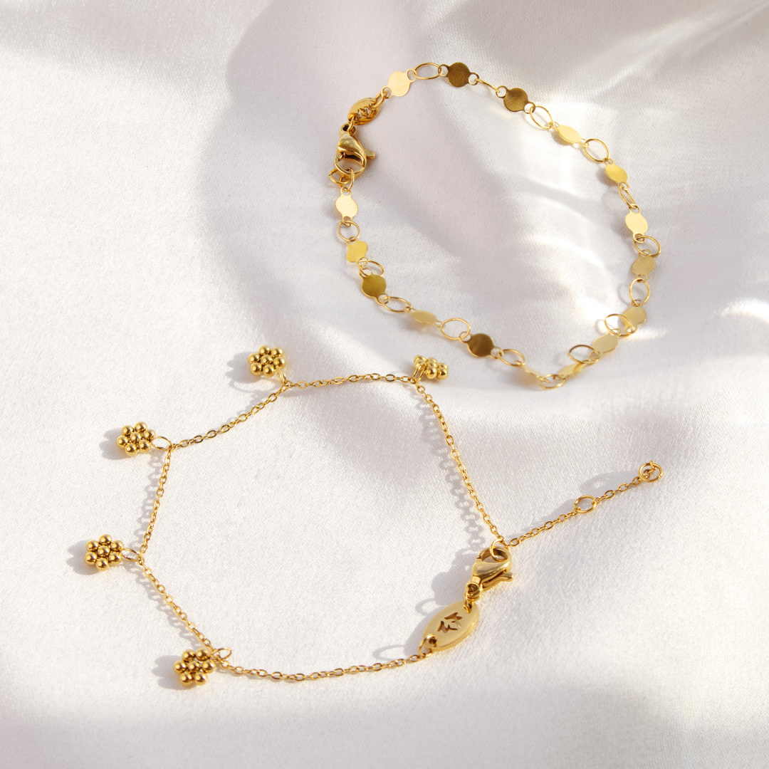 Blooming Anklet Gold