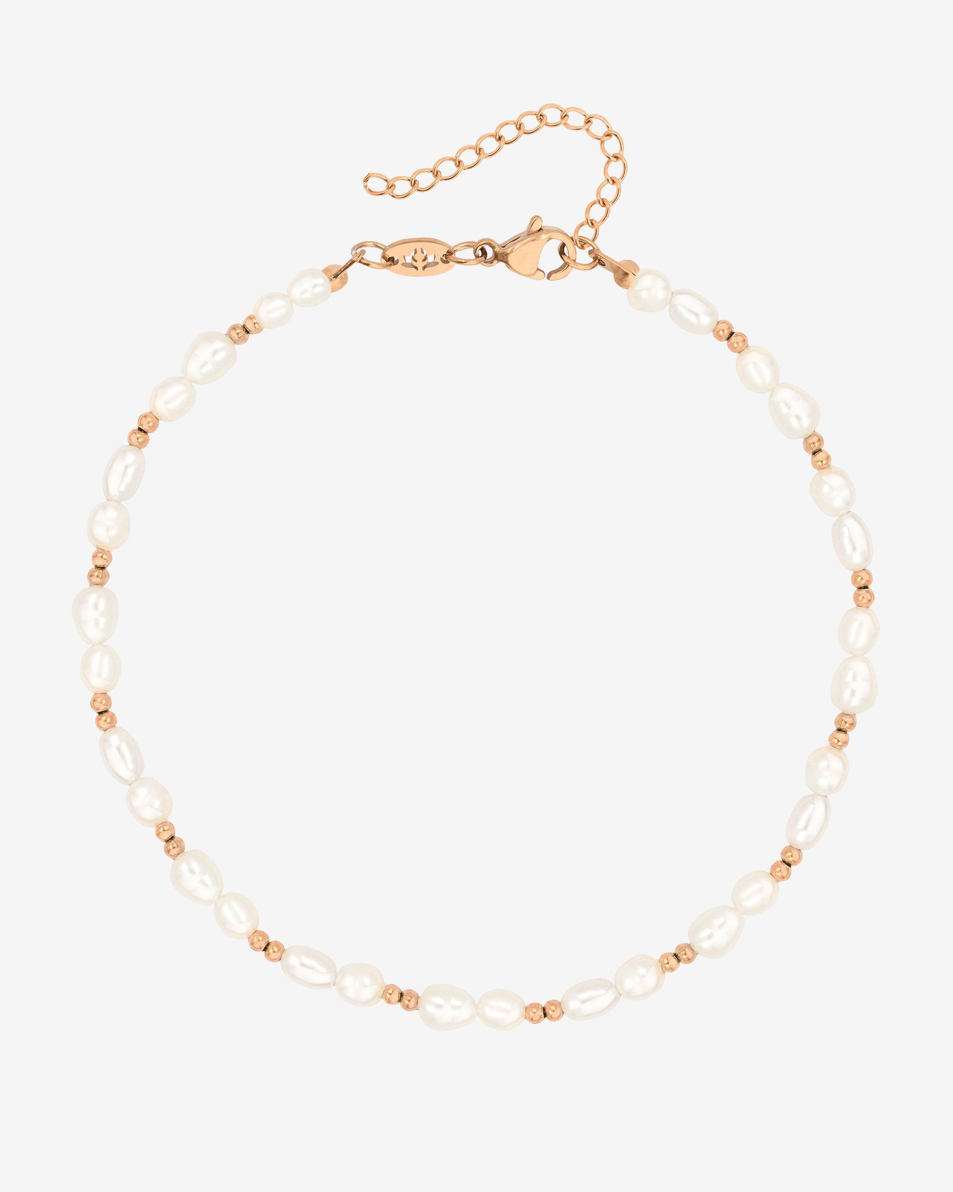 Summertime Pearl Anklet Roségold