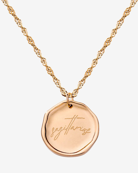 Zodiac Necklace – Sagittarius / Schütze Roségold