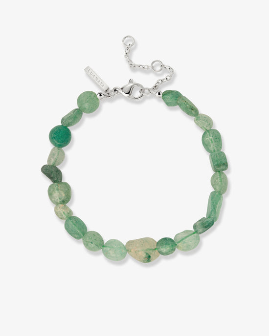 Sea Glass Bracelet Silber