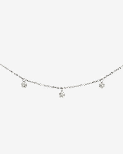 Swirl'n Choker Silber