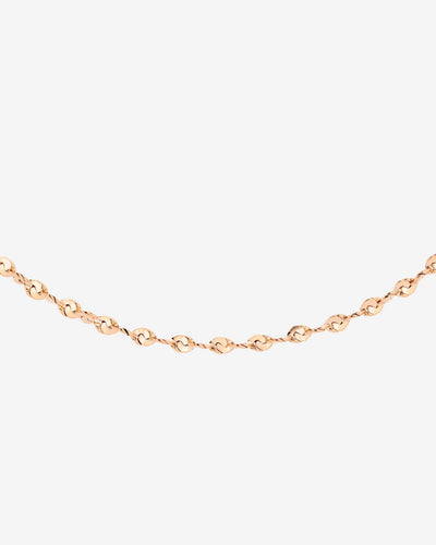 Tinsel Chain Necklace Roségold