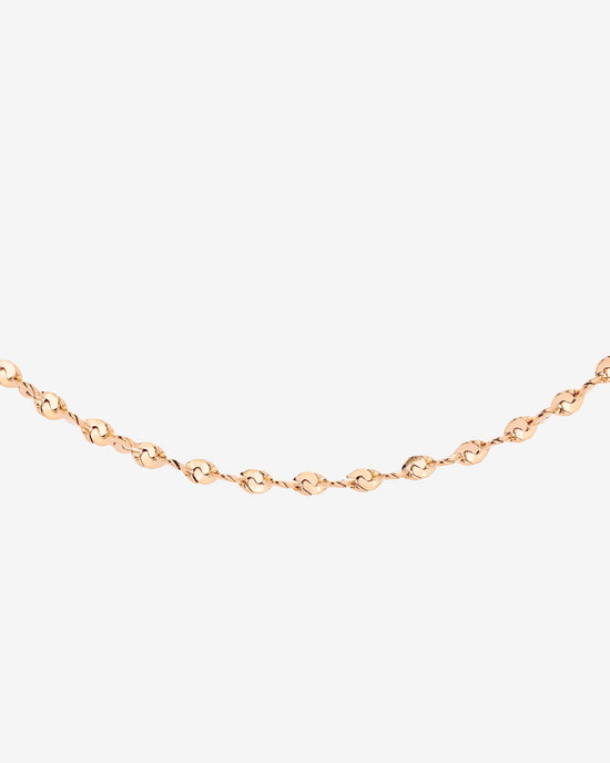 Tinsel Chain Necklace Roségold