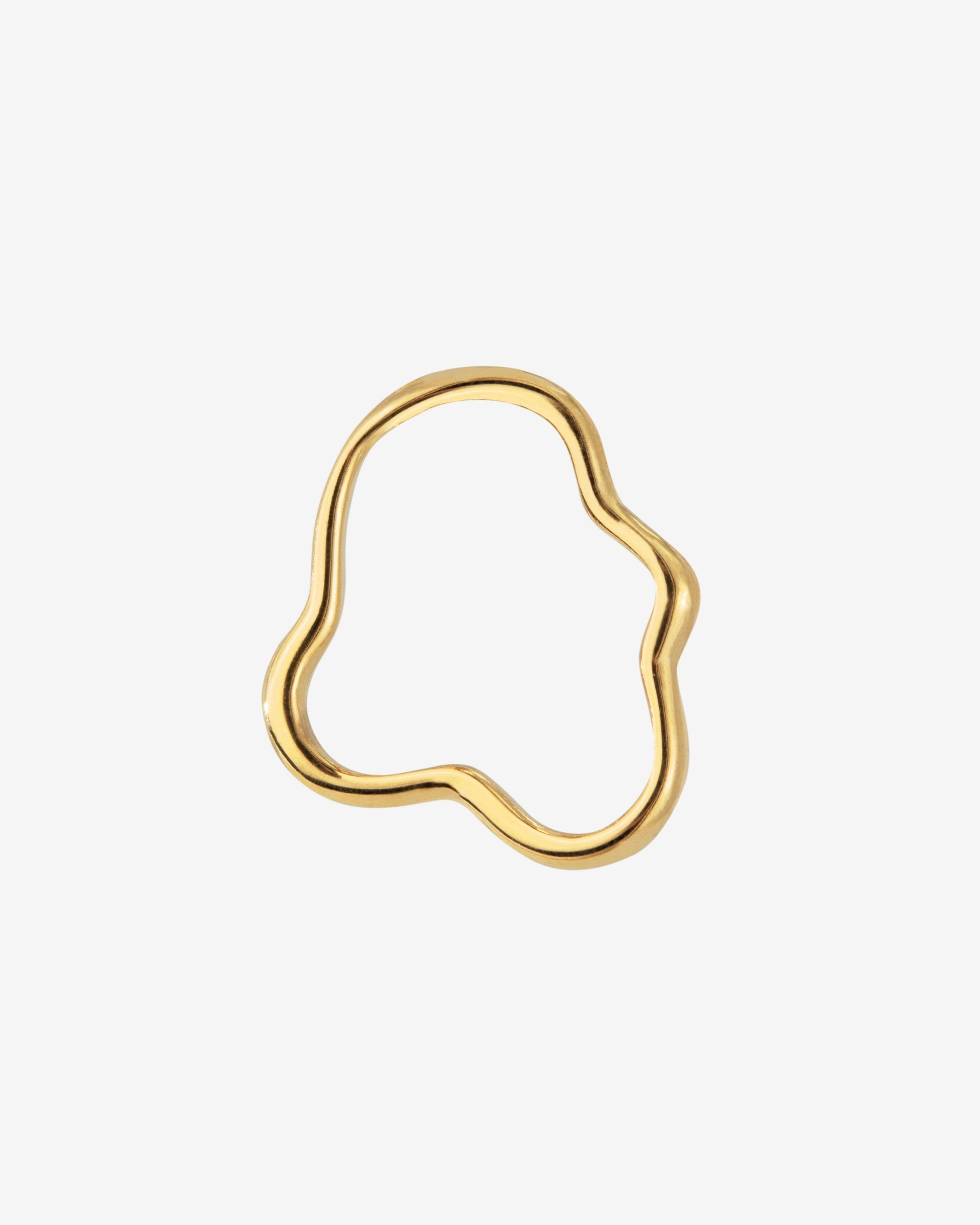 Forming Fluids Oval Hoop Set Baby Gold