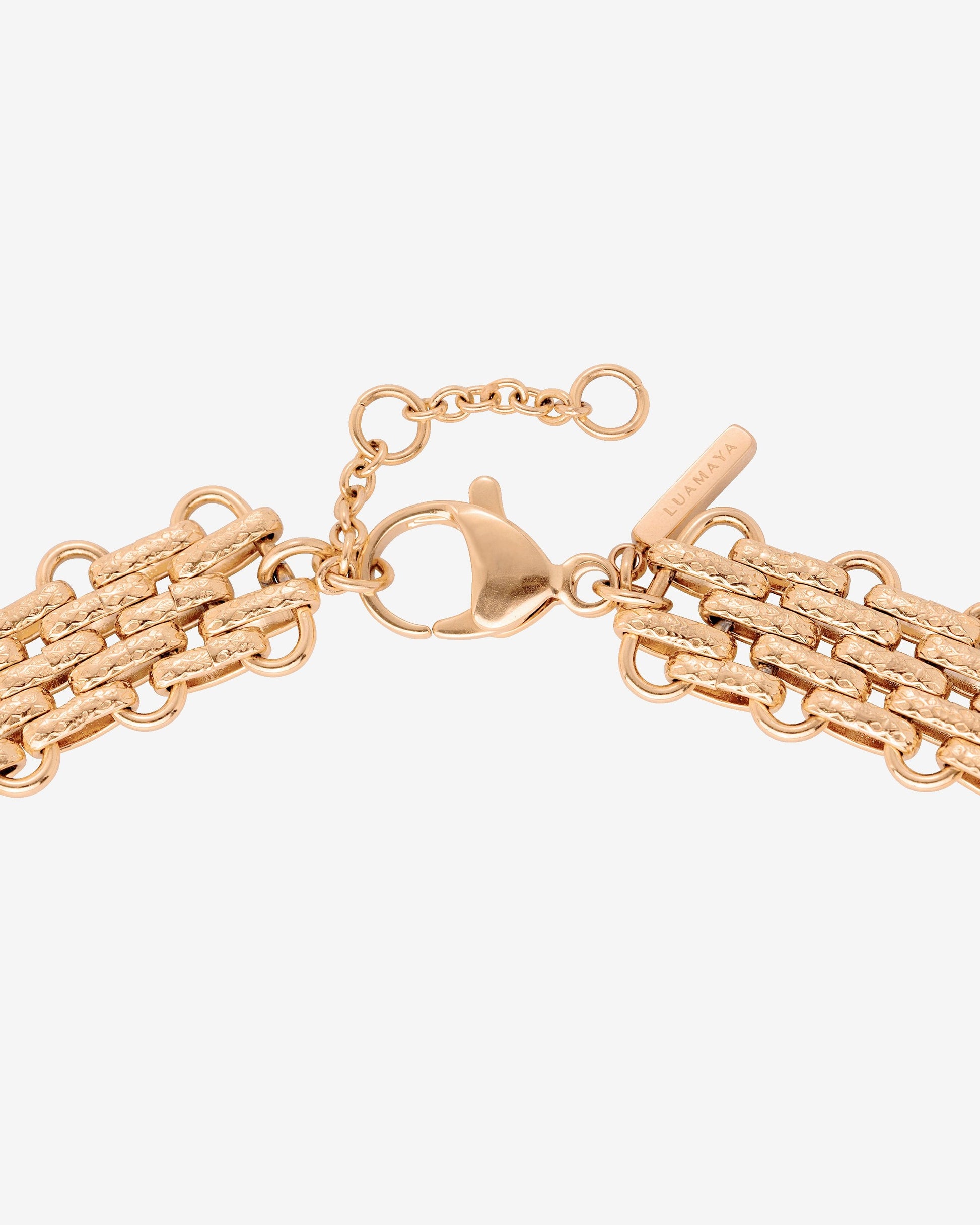 Bold Mesh Necklace Roségold