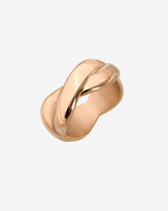 Female DNA Ring Roségold