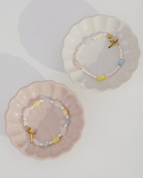 Spring Pastels Bracelet Silber