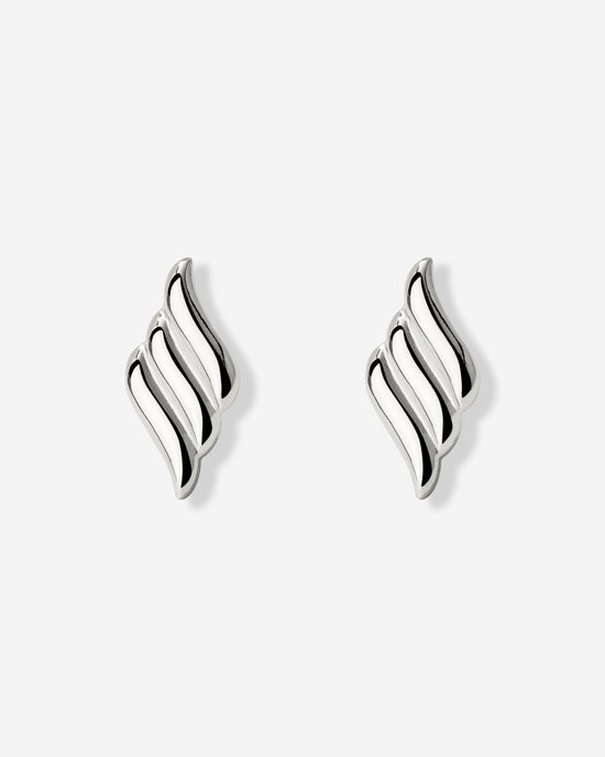 Lustrous Studs Silber