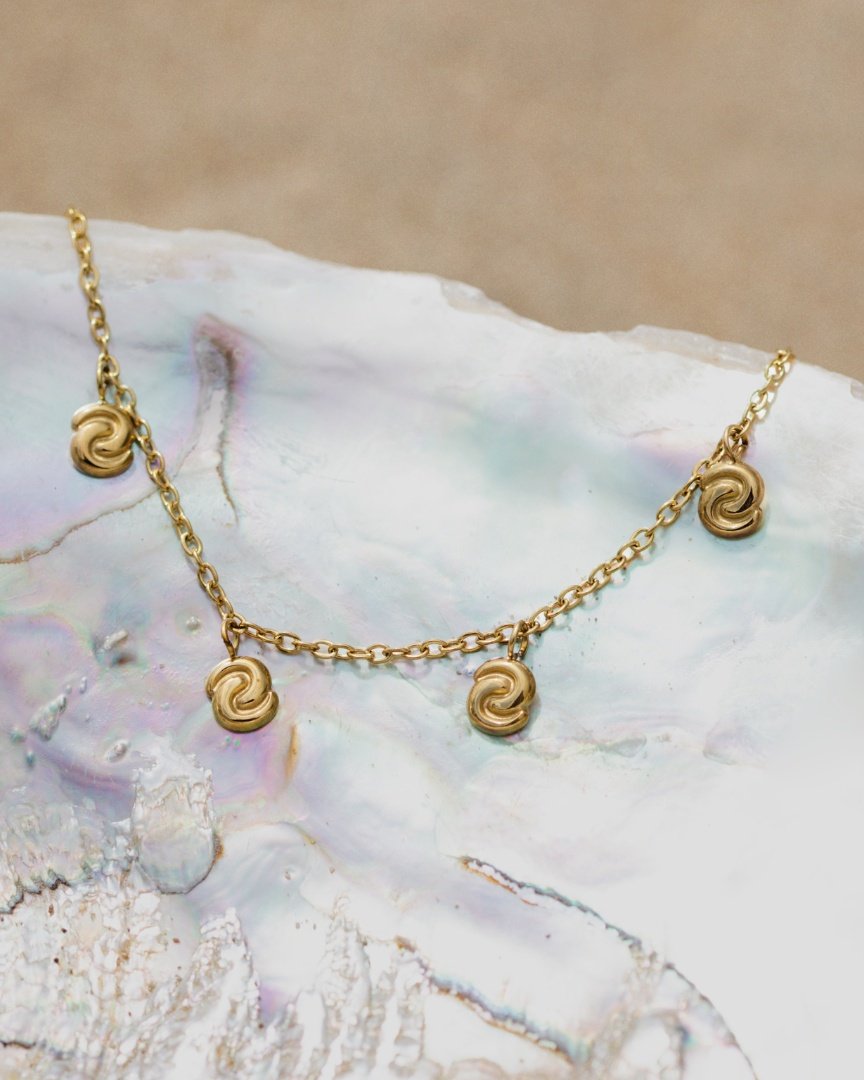 Tides of Time Anklet Roségold