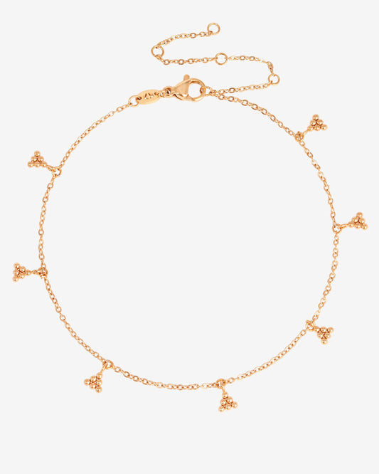 Tiny Beads Cavigliera Oro Rosa