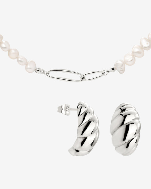 Pearl 'n' Twist Bundle Silber