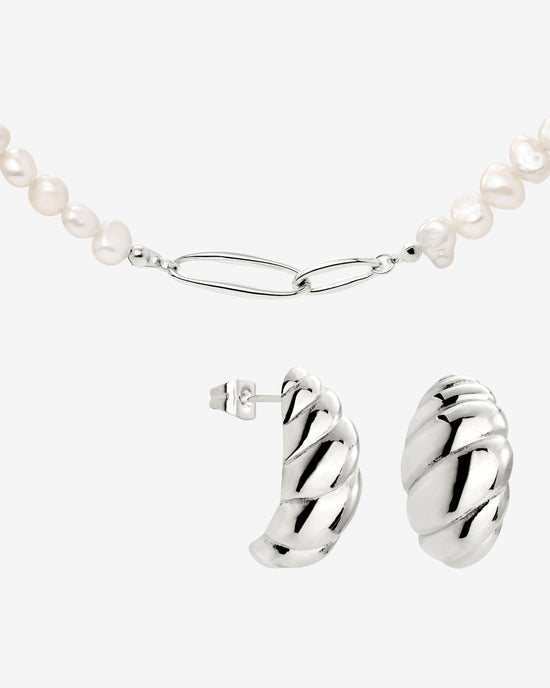 Pearl 'n' Twist Bundle Silber