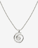 Sweet Swirl Necklace Silber