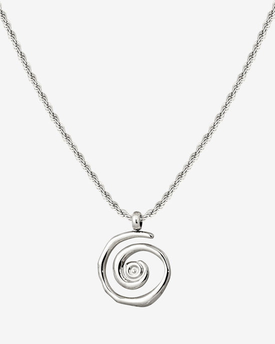 Sweet Swirl Necklace Silber