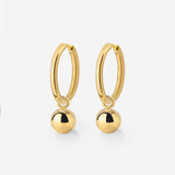 Bubbly Hoop Set Medium Gold