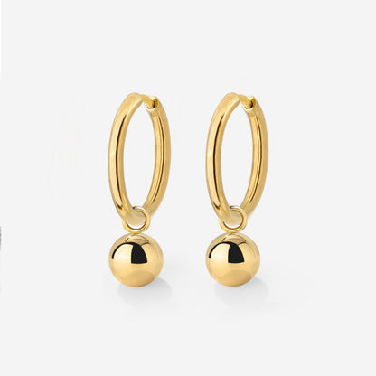 Bubbly Hoop Set Medium Gold