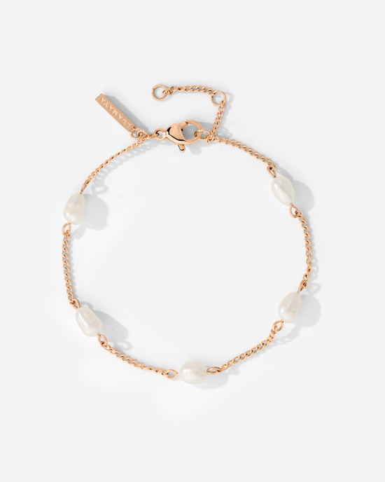Pearl after Pearl Bracelet Roségold
