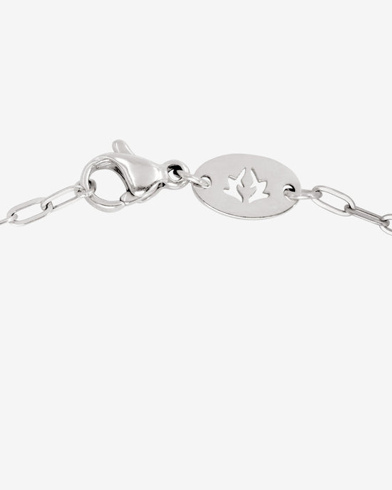 Heart Ace Necklace Silber