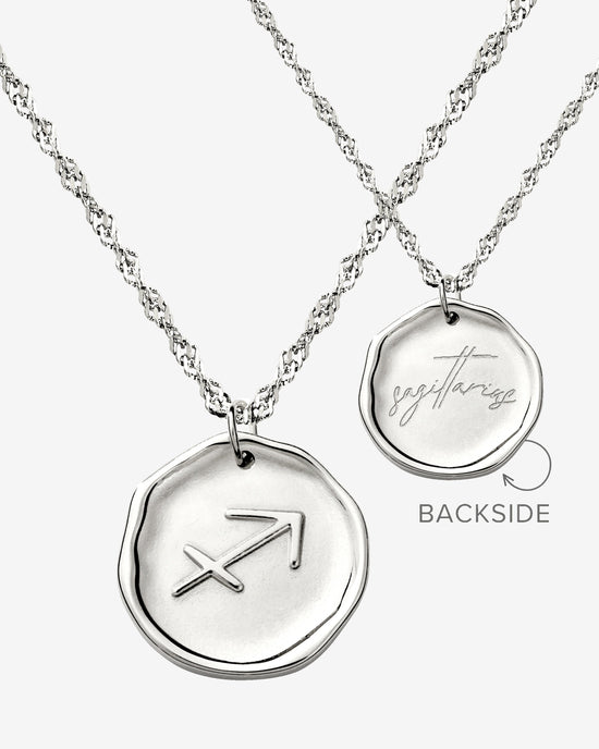 Zodiac Necklace Silber