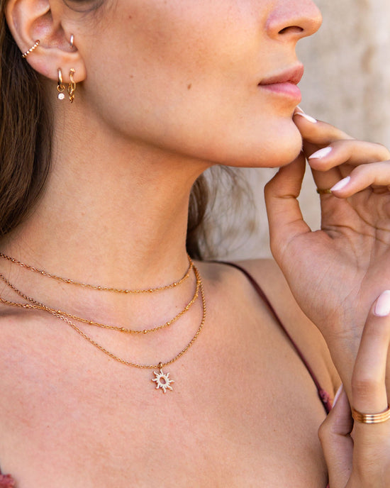 Alimera Necklace Roségold